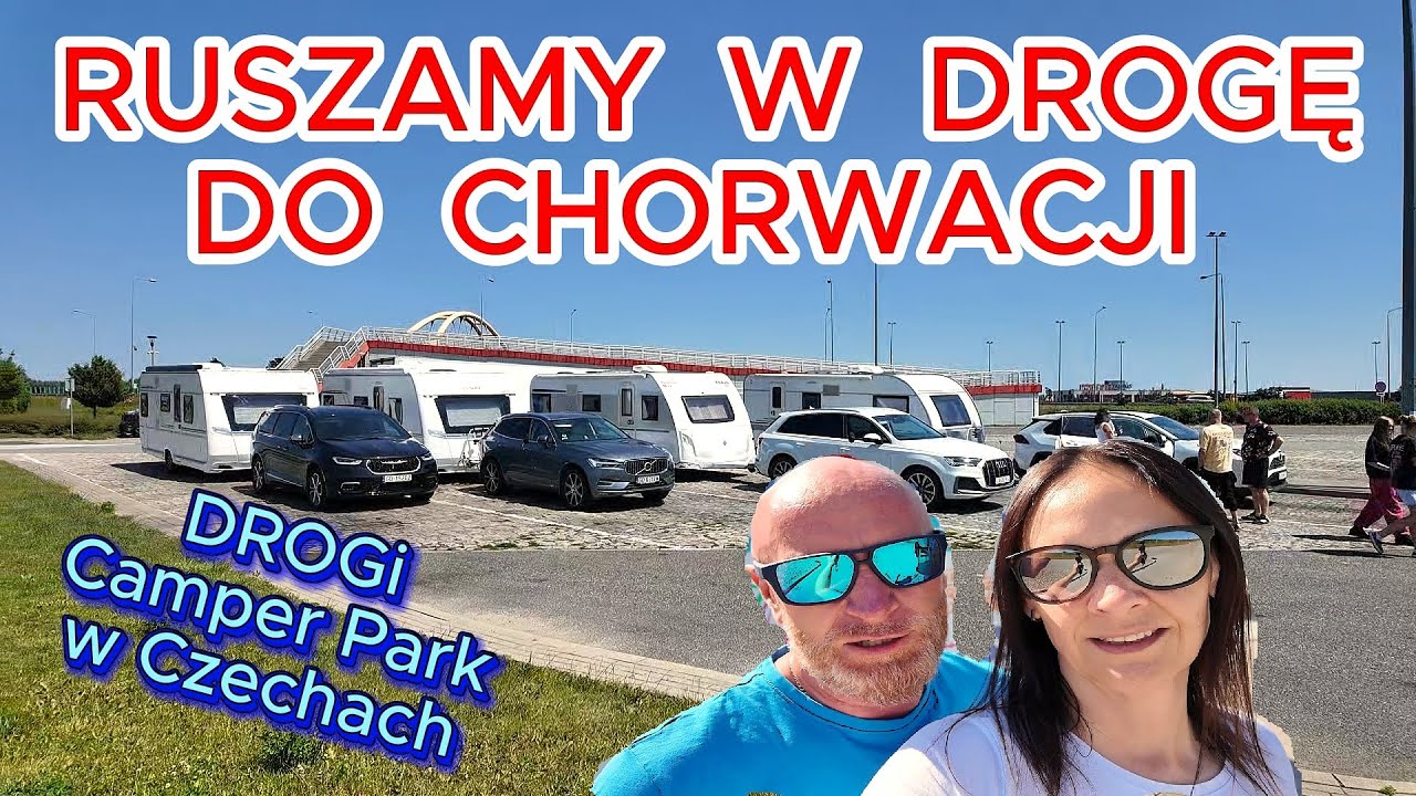 Droga do CHORWACJA 2025. Nocka na Landek Park w Czechach. (vlog #181)