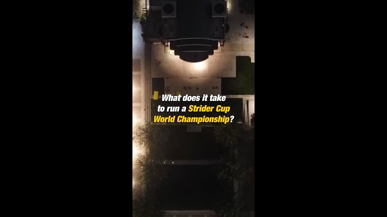 What does it take to run a Strider Cup World Championship?