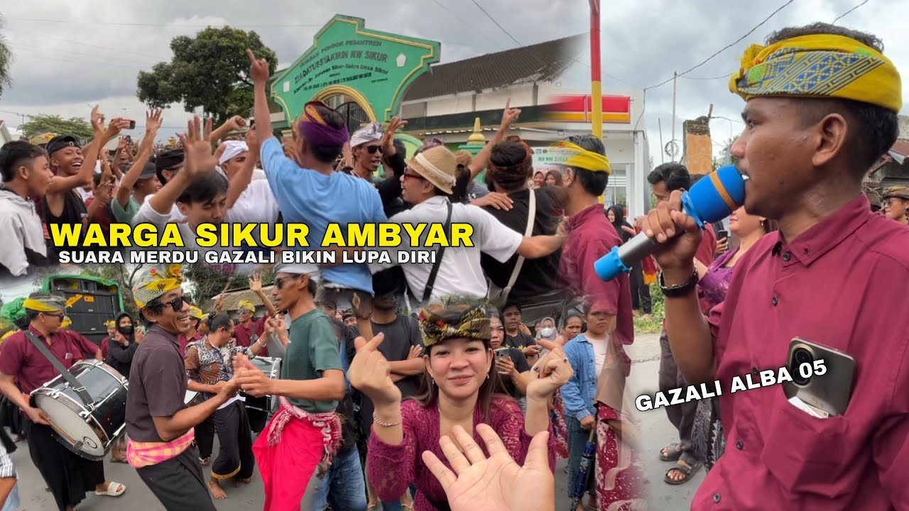 WARGA SIKUR AUTO AMBYAR DENGAR SUARA MERDU GAZALI - ALBA 05 LIVE TERBARU DI SIKUR