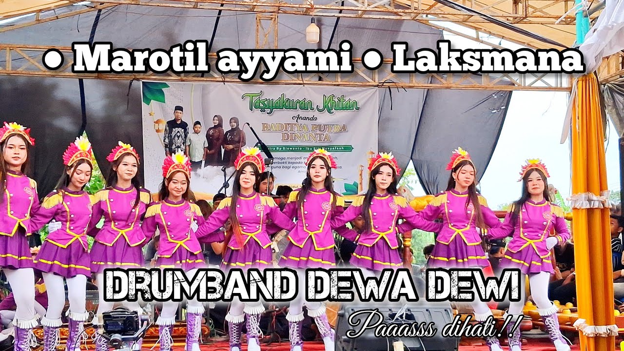 Display drumband demak viral dewa dewi live ringinkidul gubug grobogan