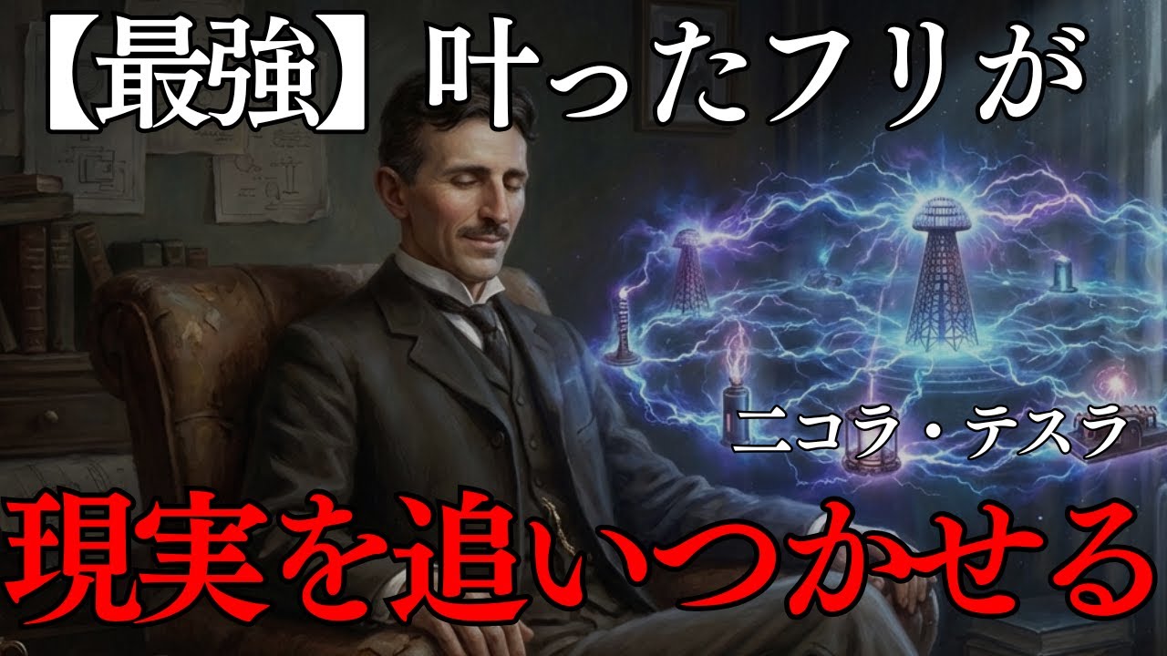 【最強】【二コラ・テスラ】叶ったフリが現実を追いつかせる｜ニコラ・テスラ｜周波数｜叶ったフリ｜