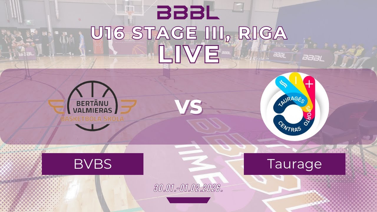Taurages SC 2010 vs Bertans VBS 2010 | BBBL U16 | Stage III
