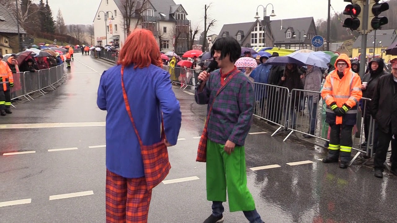 Faschingsumzug Schirgiswalde Bevor der Umzug begann
