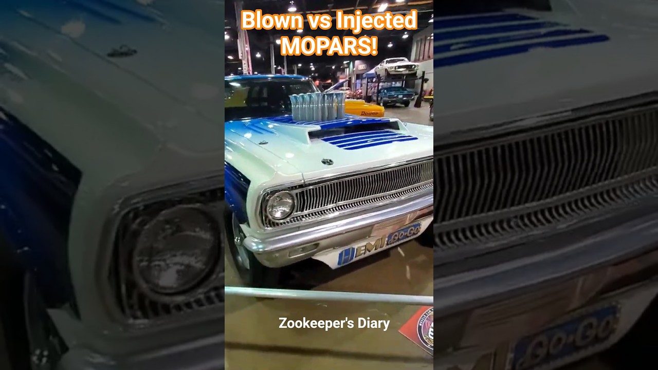 Дрэг-рейсинг FX, автомобили Mopar с наддувом и инжекторами, выставка маслкаров MCACN, Dodge Plymo...