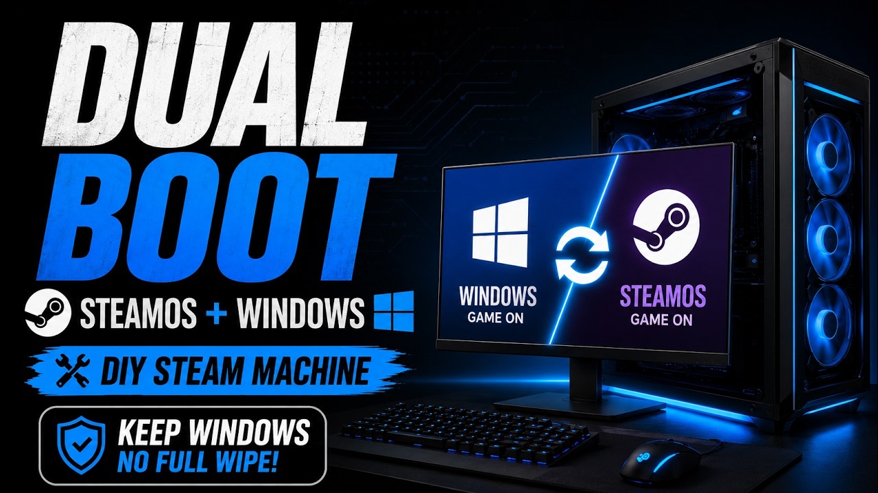 DIY Steam Machine Dual Boot: SteamOS GUI Installer Without Wiping Windows