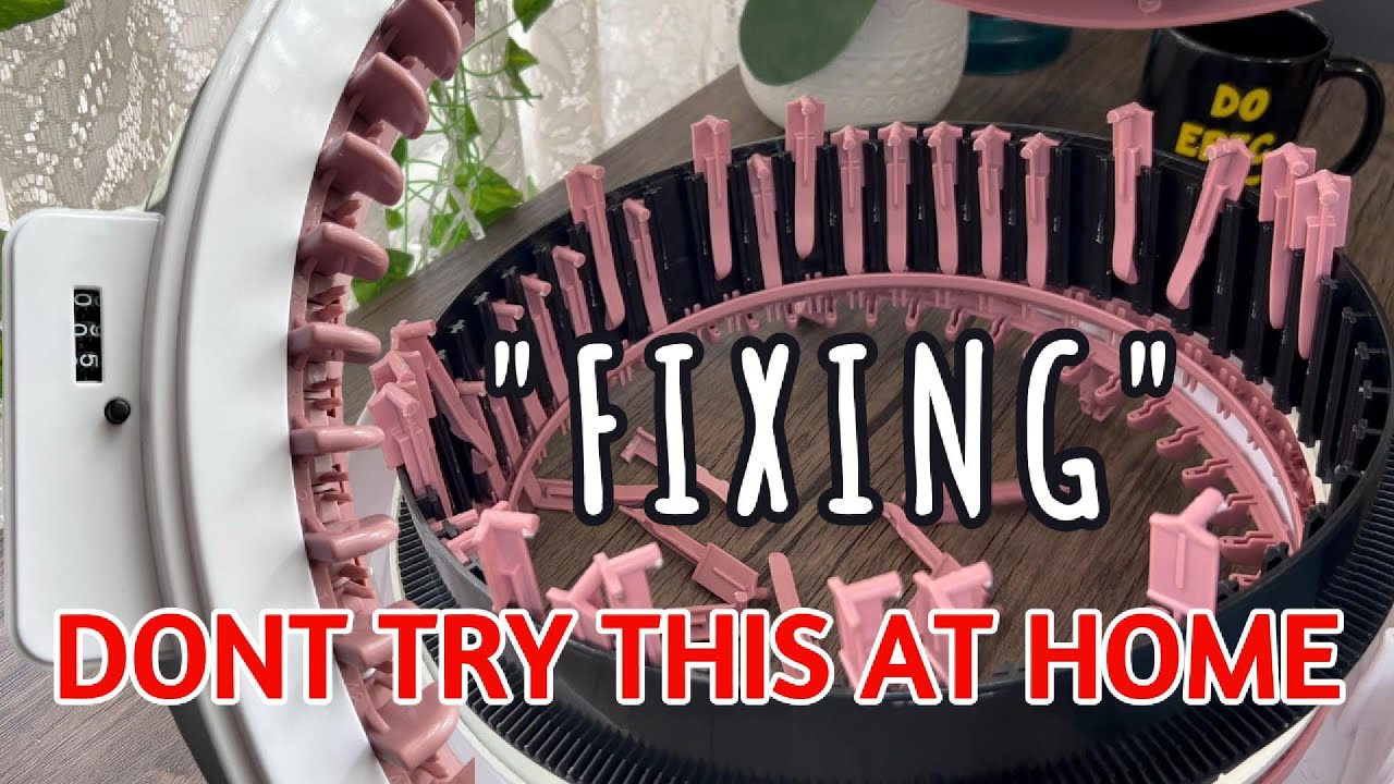 HOW TO FIX THE COUNTER ON SENTRO KNITTING MACHINE #crochet #diy