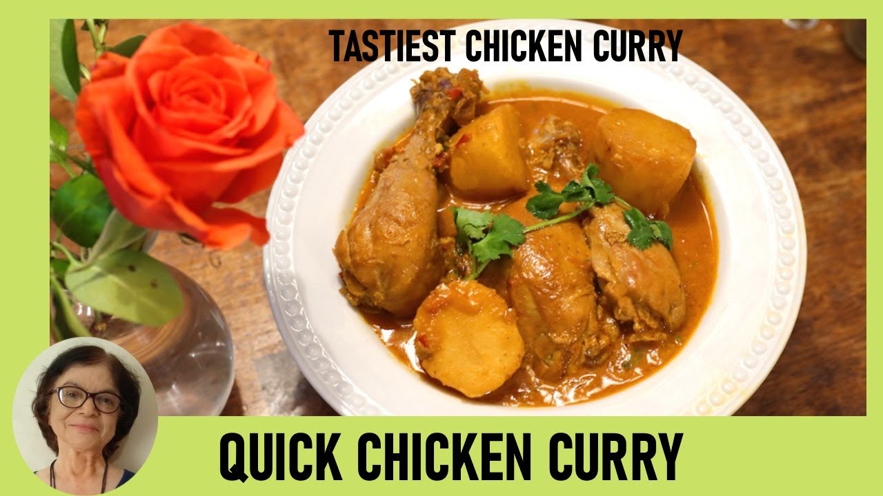 How to Make Goan Chicken Curry / Quick, Easy Recipe / With Coconut Milk / No grinding /For beginners