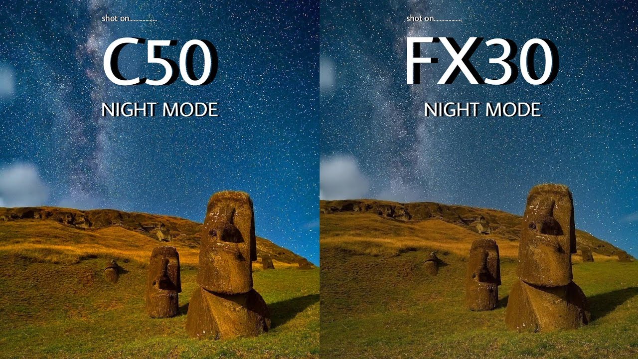 Canon EOS C50 VS Sony FX30 | NIGHT MODE | Camera Test 