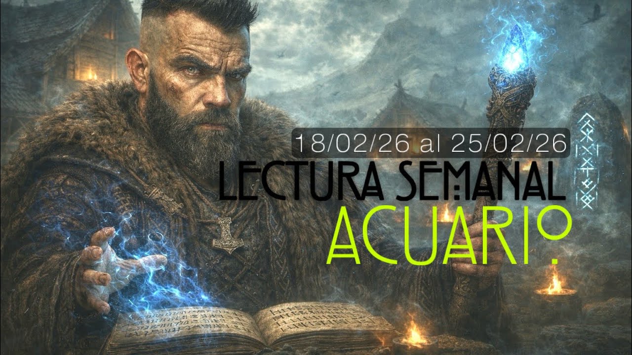 ACUARIO ♒️ / LECTURA de RUNAS SEMANAL - 18 al 25 de febrero 2026 ⚡️