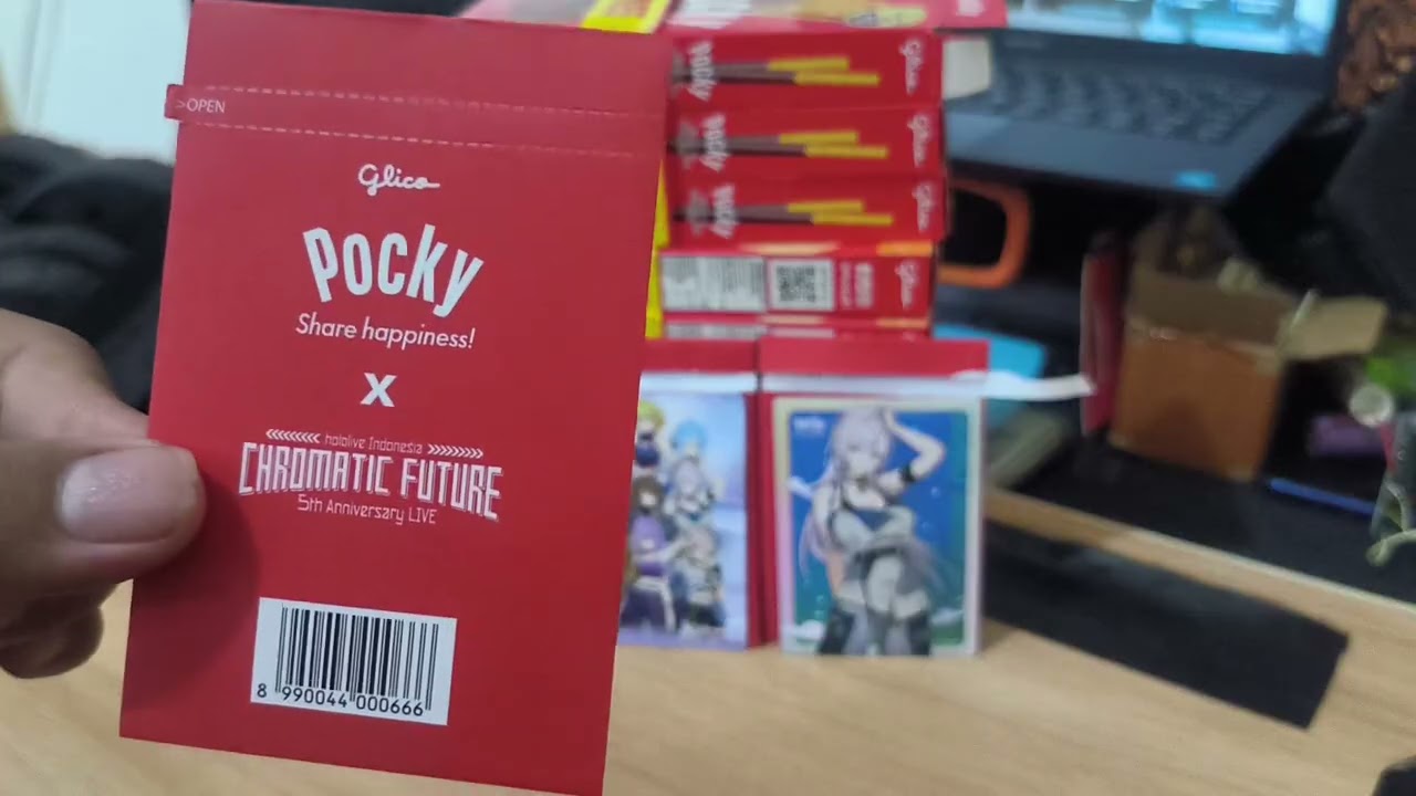 BORONG AND OPEN CARD, Pocky x Hololive ID #vtuber #cards