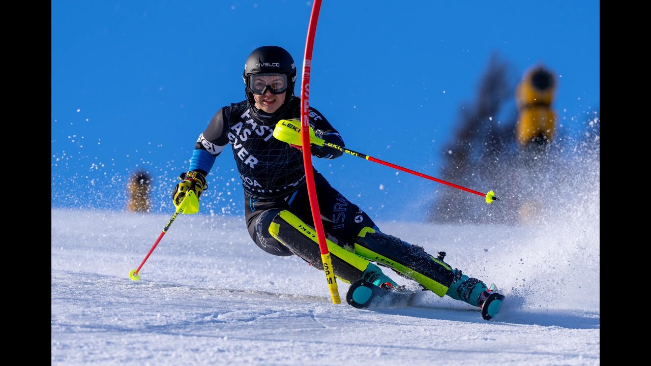 2024.02.16. Slalom training with Noa Szollos  @Obdach