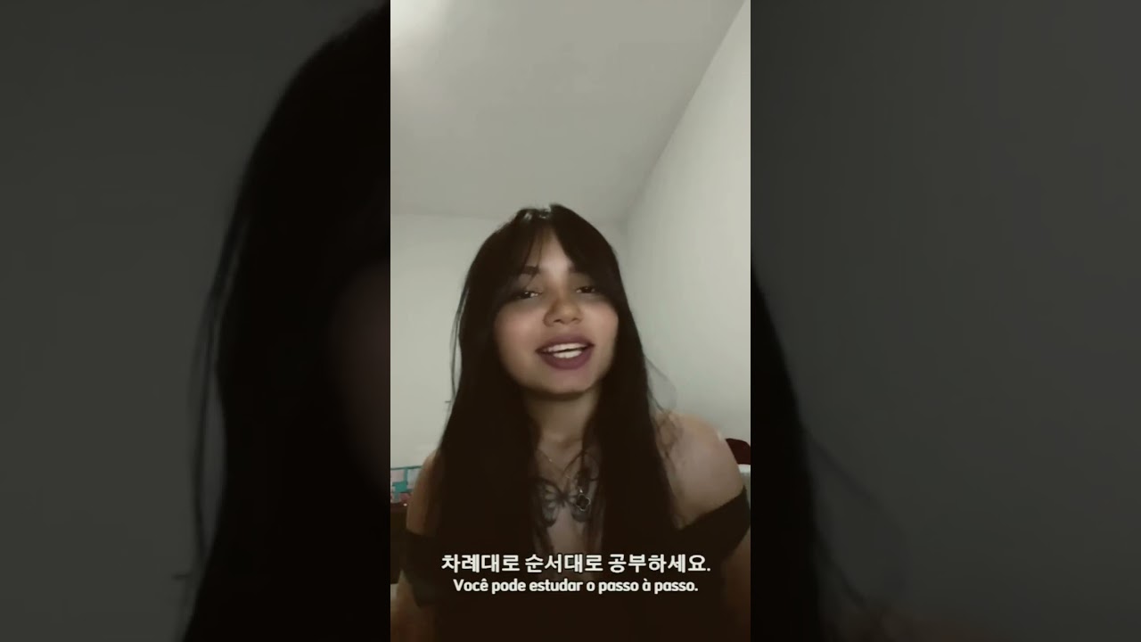 minha aluna mais dedicada falando em COREANO !!! #aprendercoreano #coreano #coreiadosul