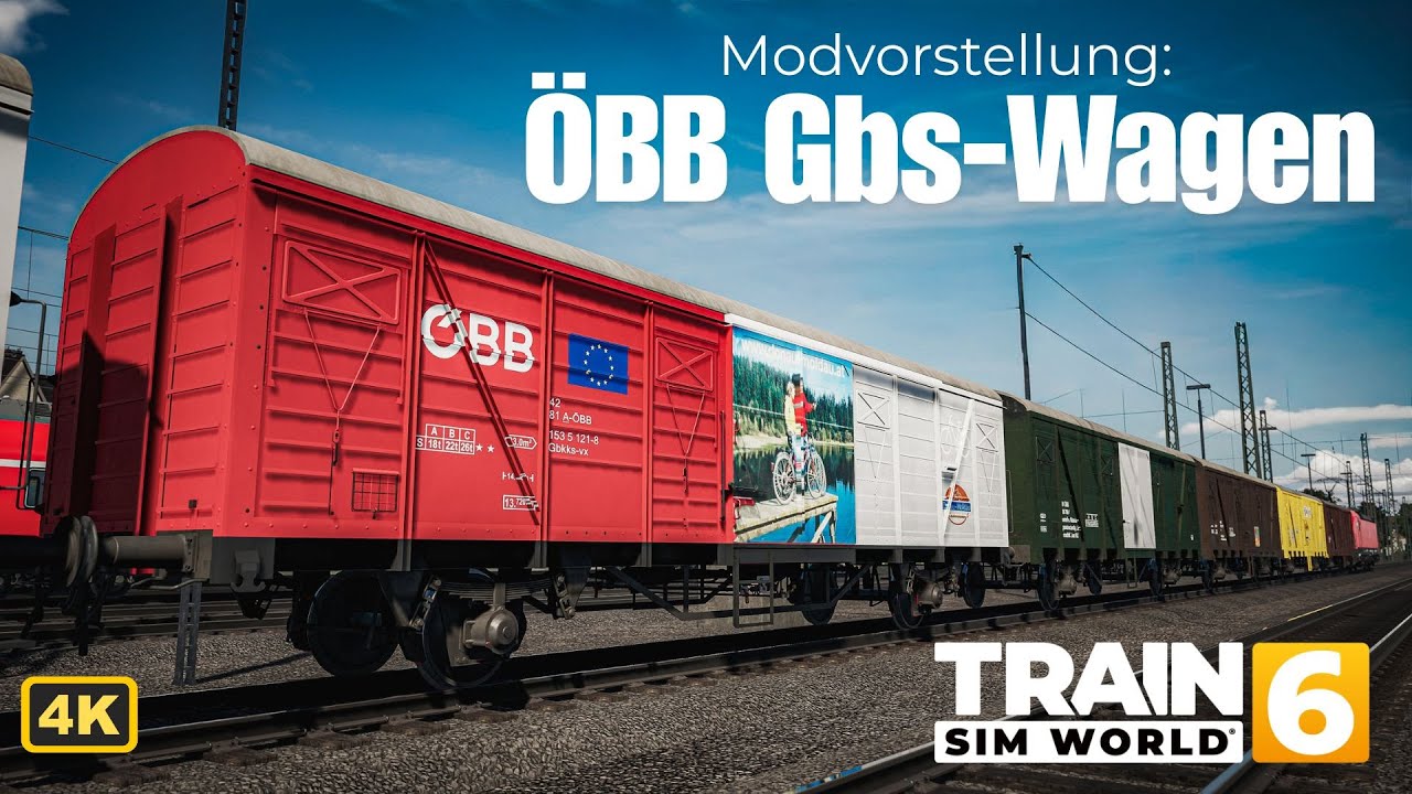 &Ouml;BB Gbs-Wagen! | Modvorstellung (PC) | TRAIN SIM WORLD 6
