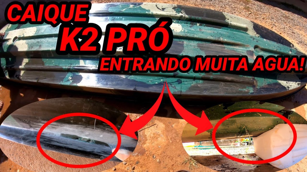 CAIAQUE K2 ENTRANDO AGUA? Como fazer conserto no caiaque de fibra..Reparo em fibra de vidro caiaque
