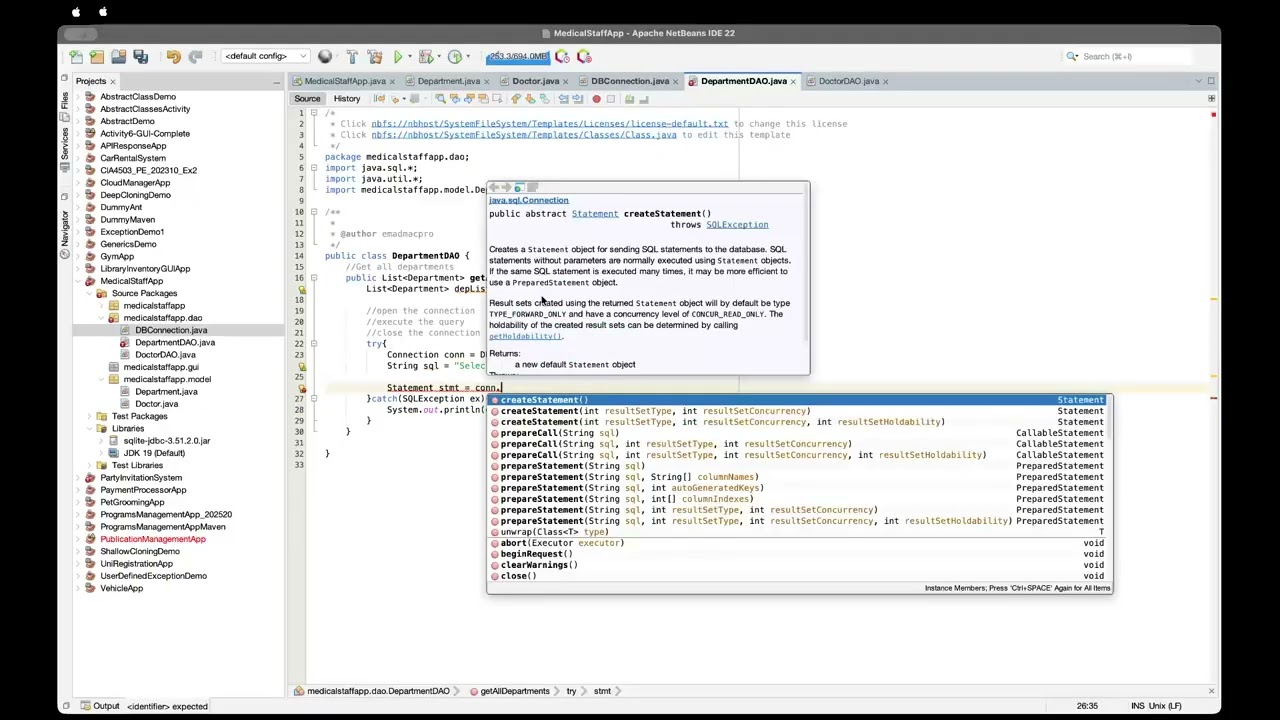 Data Access Object Classes - Part 1