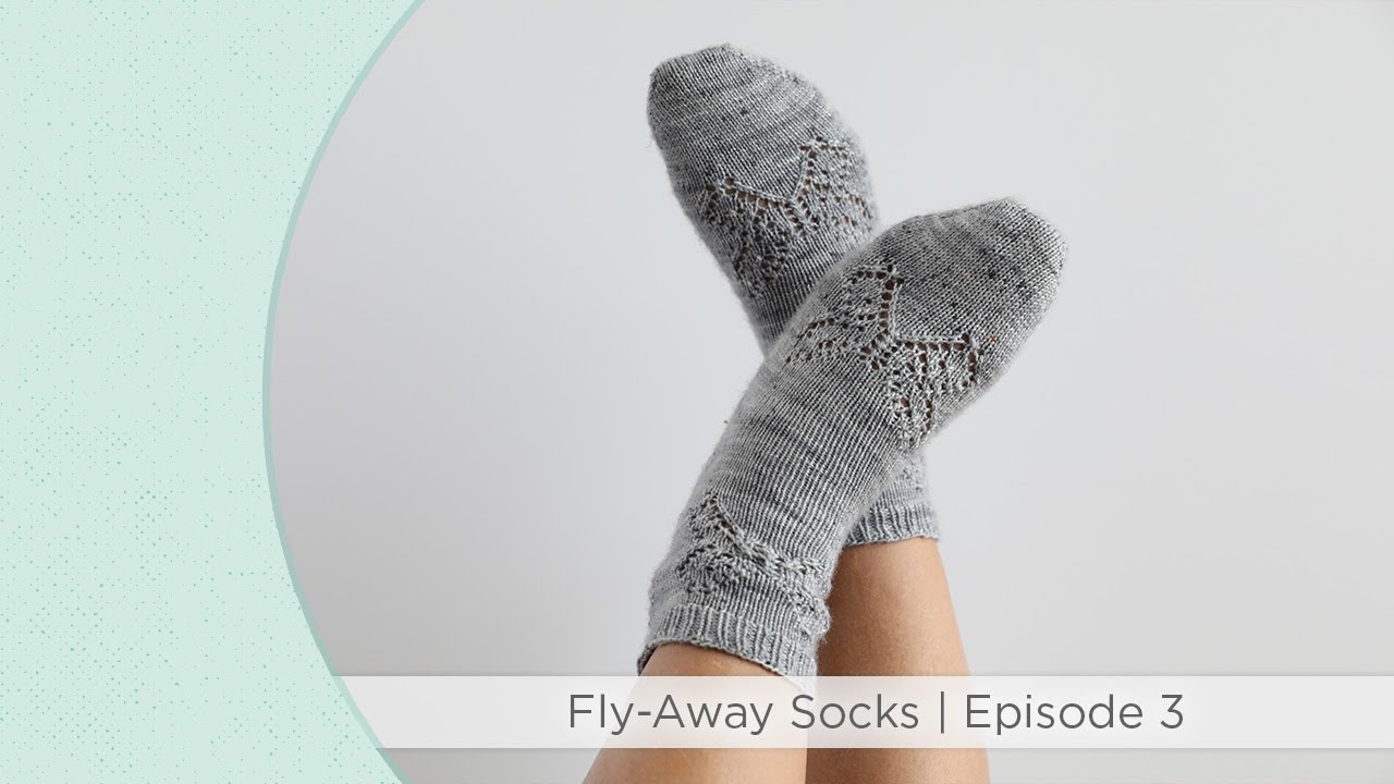 Episode 3: Fly Away Socks Knit-Along with Jenny Fish | Block One | One Big Happy Yarn Co.