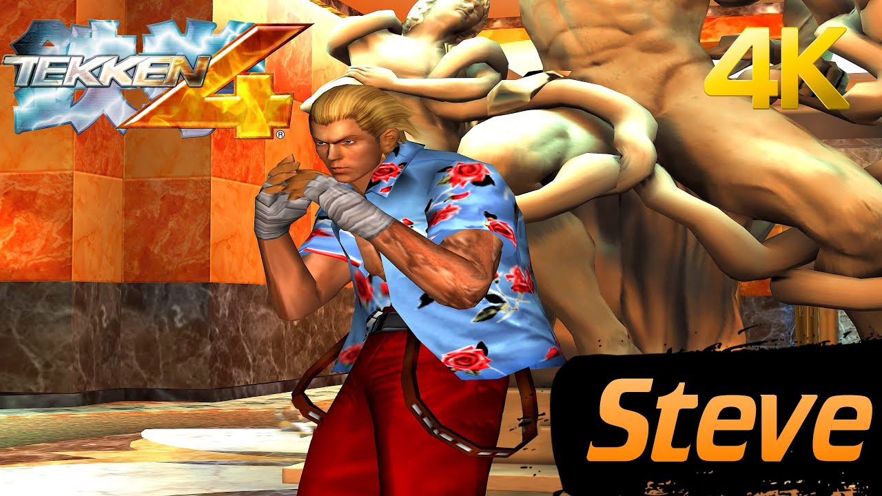 Tekken 4 Story Mode - Steve Fox 4K (PCSX2 1.6.0)