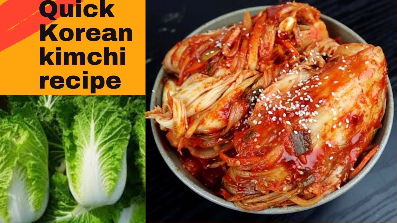 How to make Quick Korean kimchi recipe in Tibetan Language - with English Subtitle