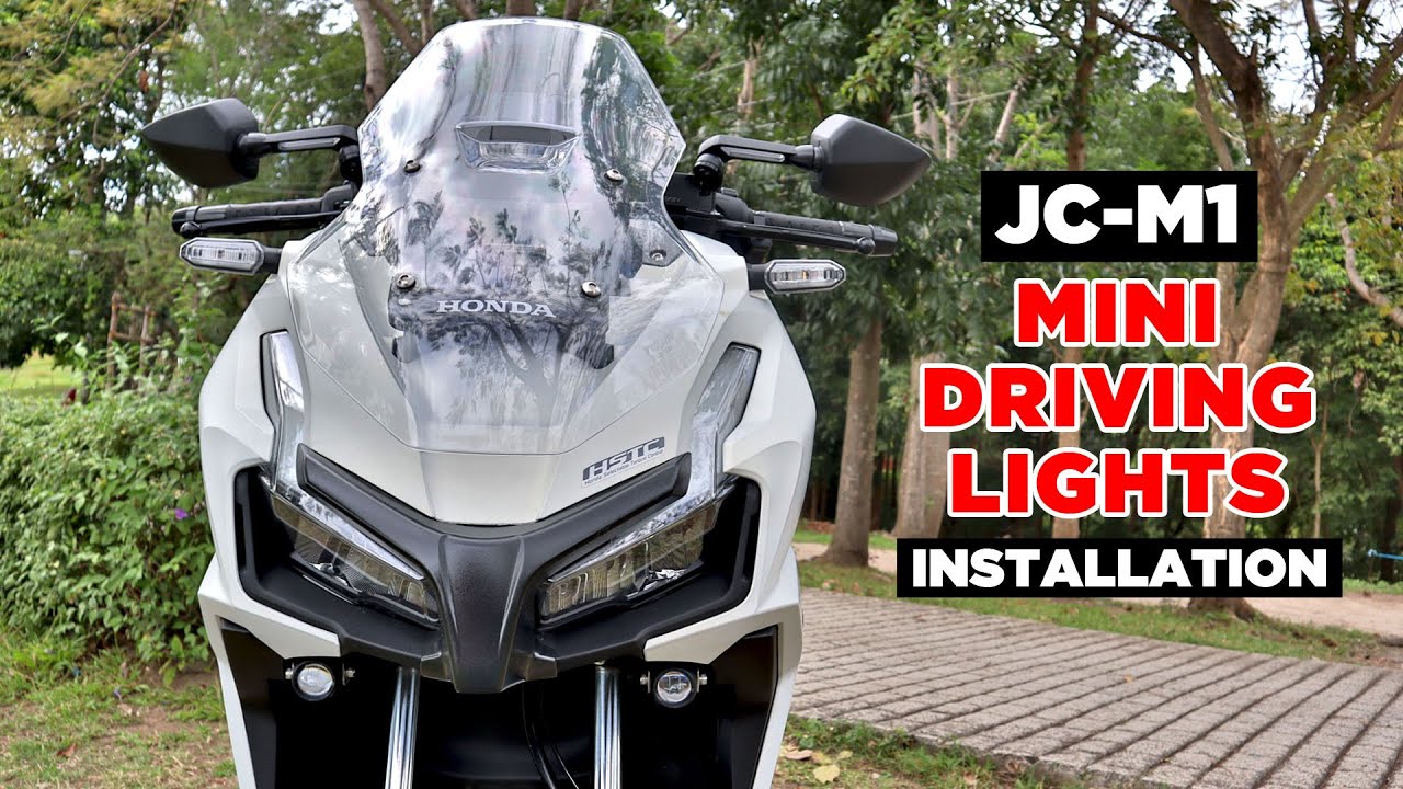 ADV 160 | JC-M1 Mini Driving Lights Installation