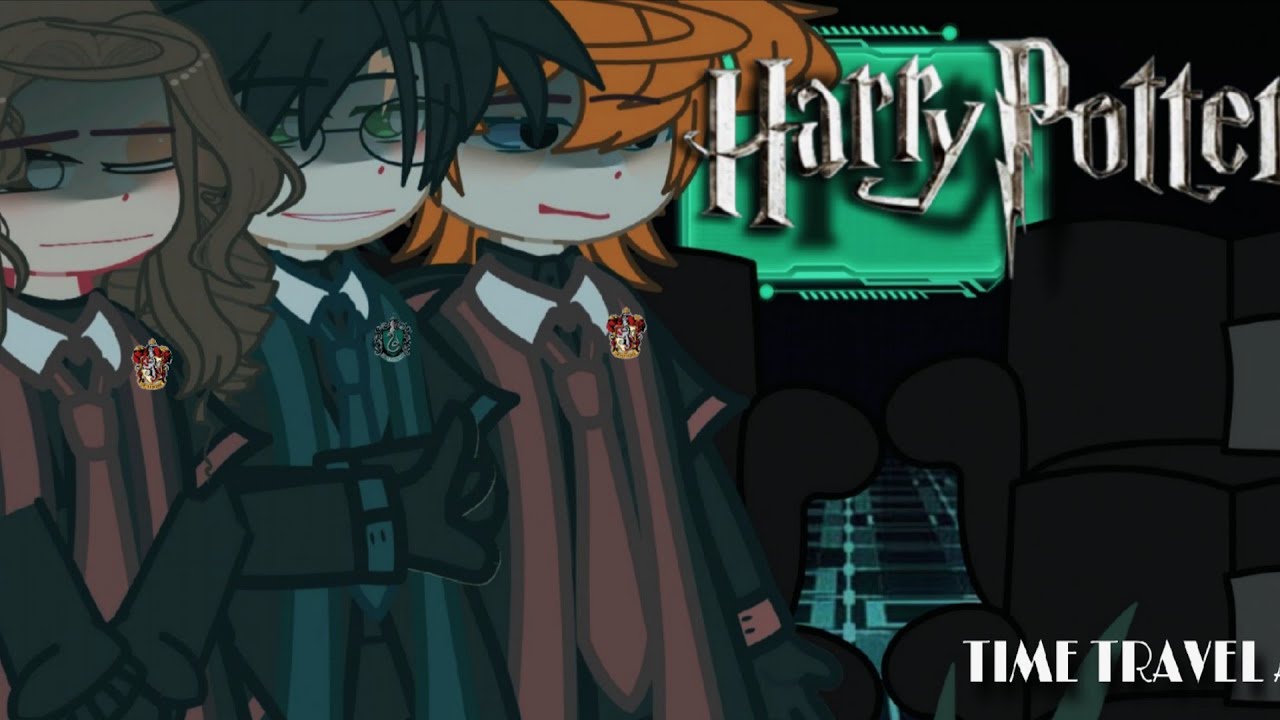 Tom riddle era  react to Harry Potter as random gacha tiktoks [] Time travel golden trio au