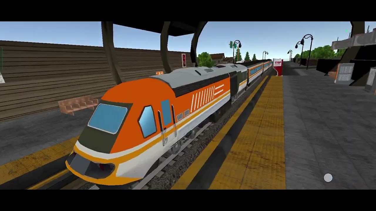 Train accident in train simulator 