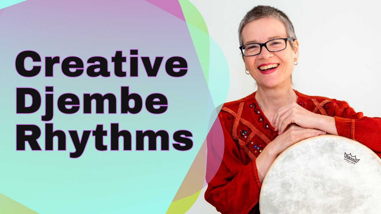 Learn 6/8 Djembe Rhythms 🎶 Creative Play-Along with Dancing Droplets