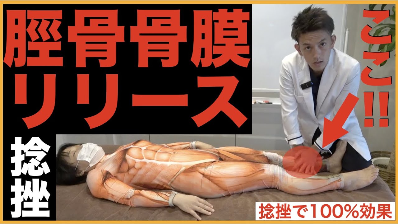 【6分で関節治療】脛骨骨膜テクニックを公開