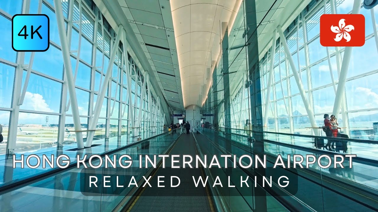 4K Virtual Walk at Hong Kong International Airport | Hong Kong | Travel Vibe