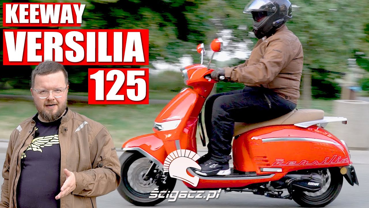 Keeway Versilia 125. Nigdy nie było skutera, kt&oacute;ry tak wygląda przy takiej cenie! Na prawo jazdy B