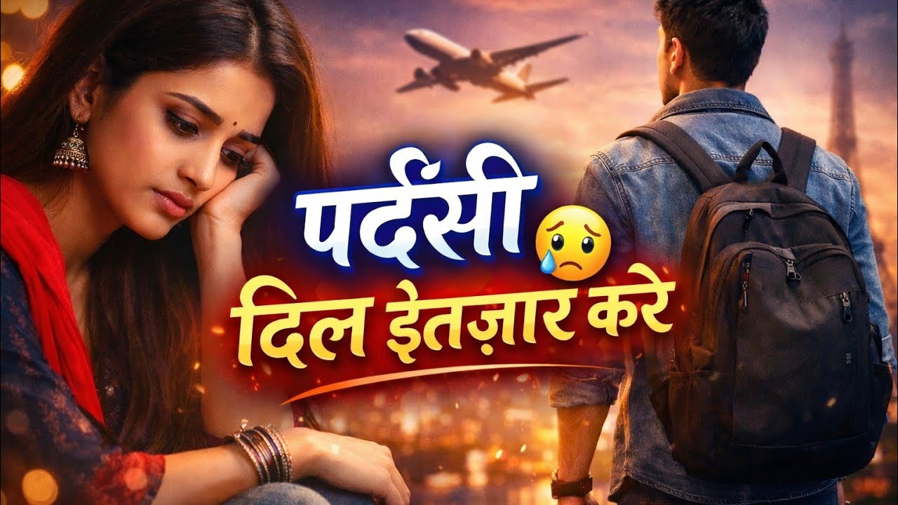 पर्देसी 😢 दिल तेरा इंतज़ार करे new Hindi Bollywood song 2026 ❣️