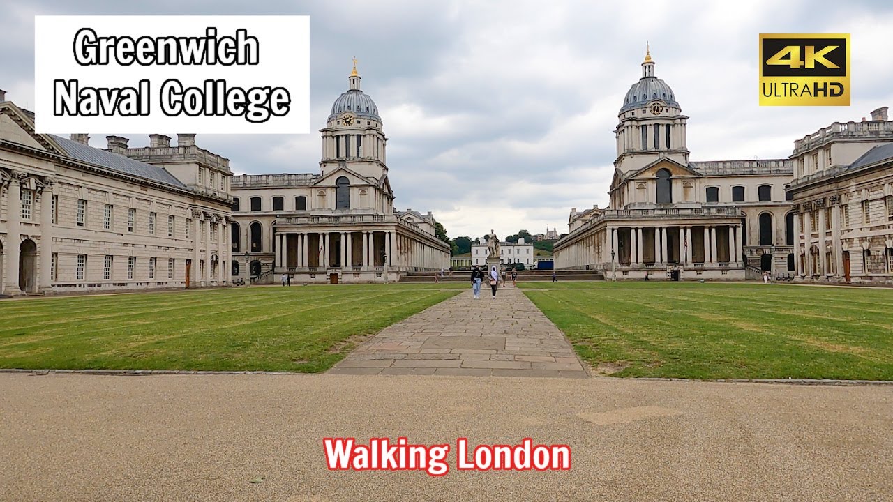 🇬🇧 Greenwich London - Old Royal Naval College & Painted Hall [4K] @WalkingLondon_