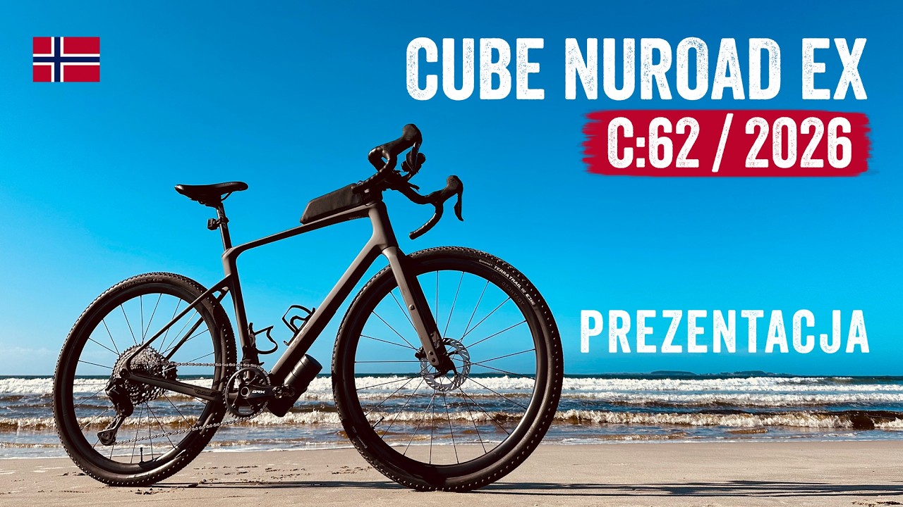 CUBE NUROAD EX C:62 2026 – GRAVEL MARZEŃ? Pełna prezentacja roweru nad Morzem Północnym ♥️🚲🇳🇴