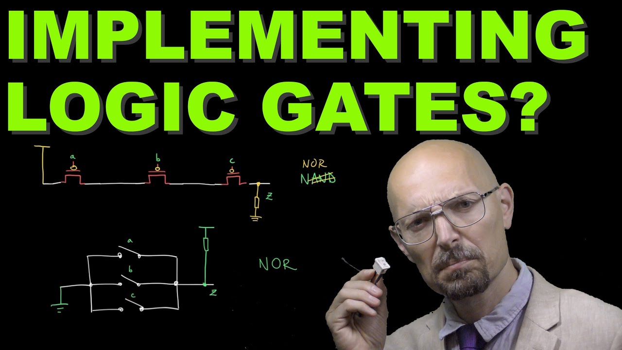 Logic gates explained clearly: nMOS and pMOS