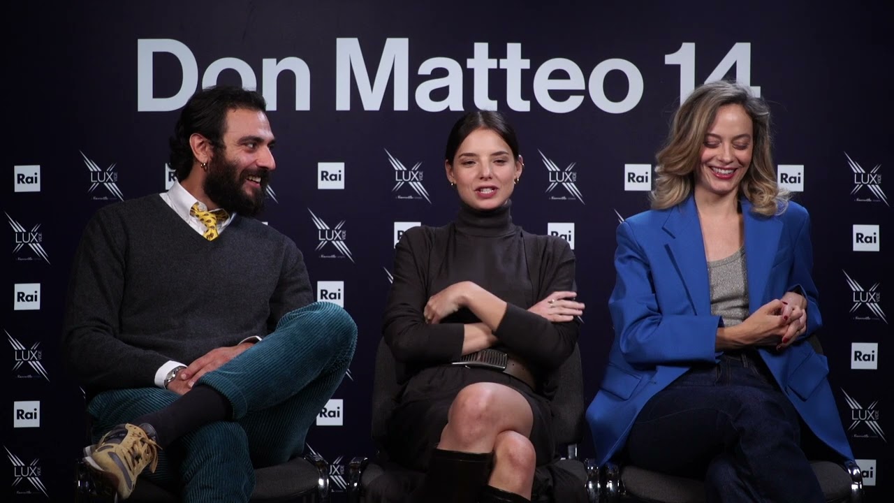 DON MATTEO 14 - Intervista a Eugenio Mastandrea, Gaia Messerklinger e Giulia Mezzanotte