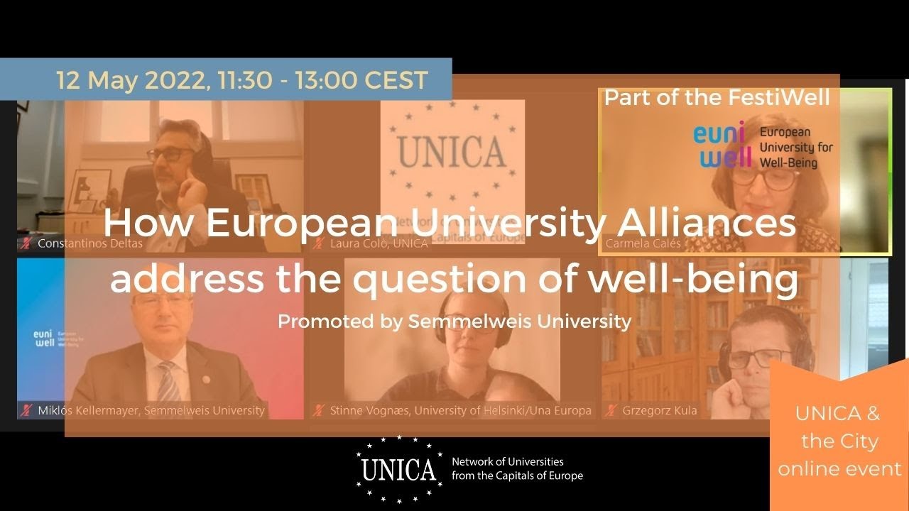 How European University Alliances address the question of well-being | 12 May 2022