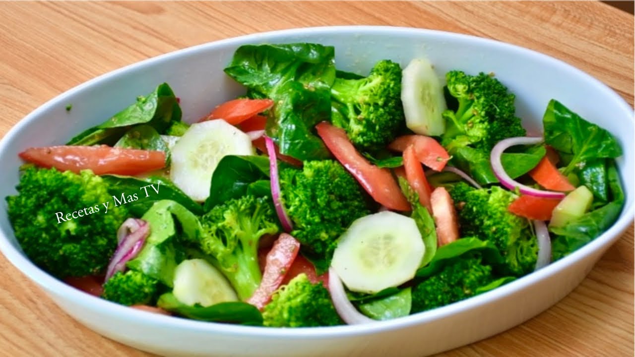 Ensalada de Brocoli con Aderezo- Una receta rica y diferente!