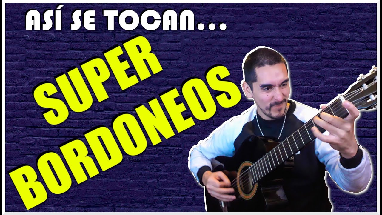 COMO TOCAR BORDONEOS EN TODOS LOS RITMOS - #clasesdeguitarra #guitarra #tutorial #tabs #bordoneos