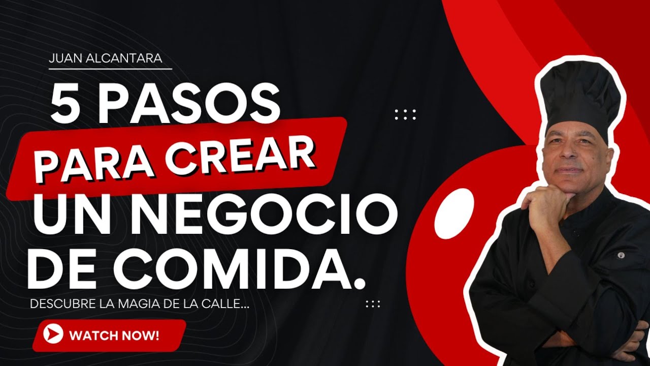 5 pasos para crear un peque&ntilde;o negocio de comida en el 2025.