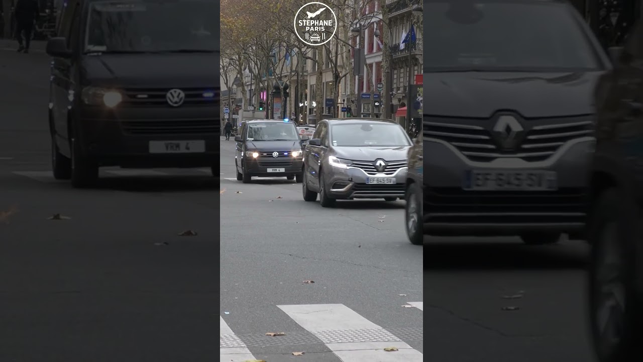 Maximum Security: Zelensky&rsquo;s Massive Convoy in Paris