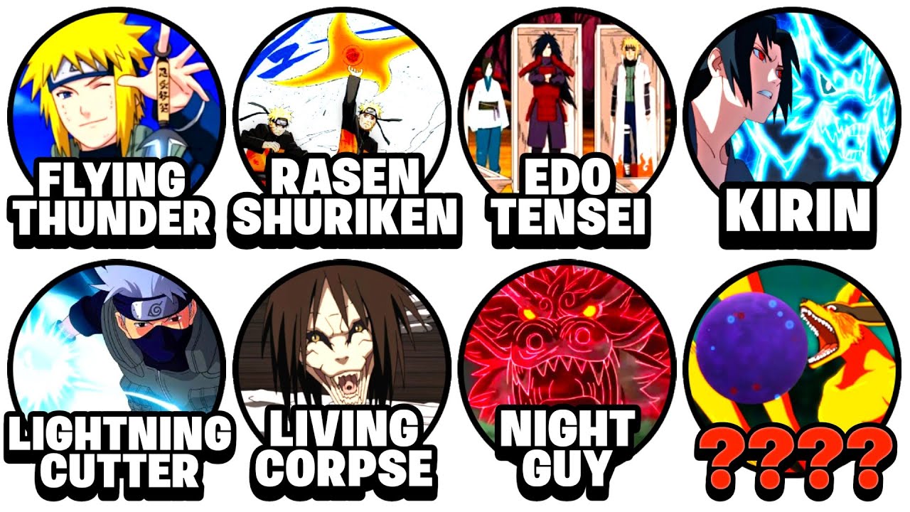 Every S Rank Jutsu In Naruto