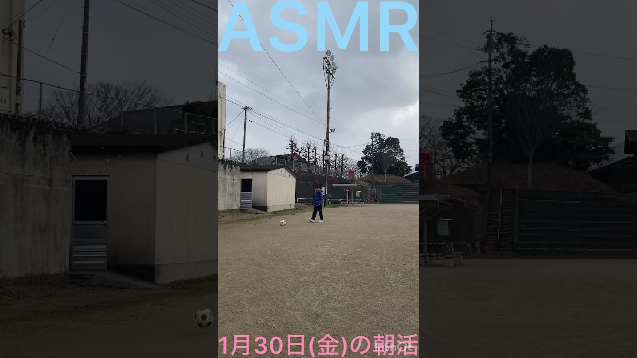 2026年1月30日(金)の朝活　ASMR