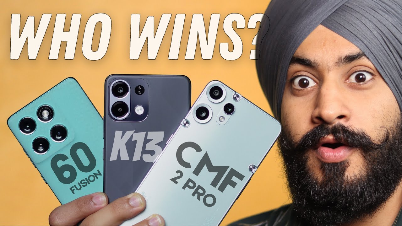 Most Balanced Phone Under ₹20,000 | CMF Phone 2 Pro vs OPPO K13 vs Moto Edge 60 Fusion |