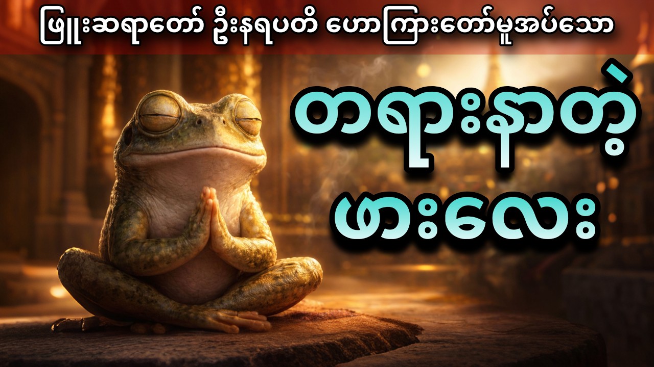 တရားနာတဲ့ ဖားလေး (ဖြူးဆရာတော် ဦးနရပတိ ဟောကြားတော်မူအပ်သော)#တရားတော်များ