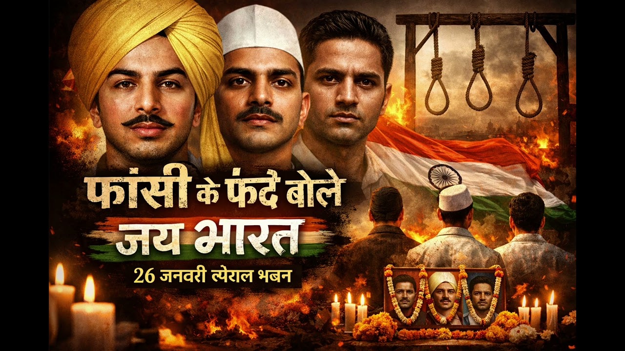 फांसी के फंदे बोले , जय भारत||#arvindsthr#arvindsuthar #premanandjimaharaj#deshbhakti #indian#bhajan