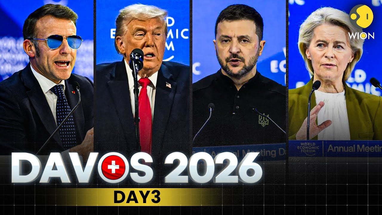 Davos 2026 LIVE: All Eyes On The World Economic Forum As Global Power Brokers Meet | WION At Davos