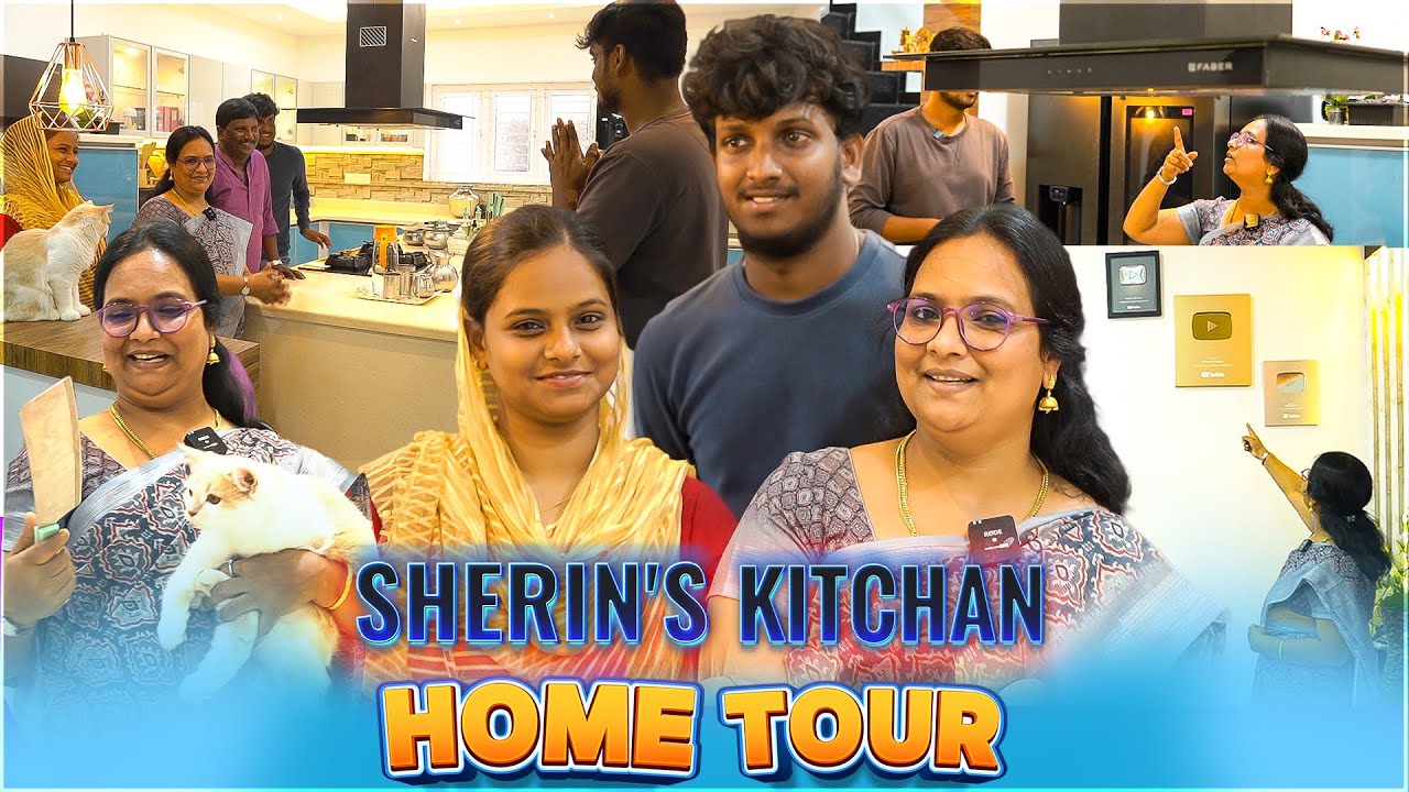 Youtube வருமானத்துல கட்டுனா வீடா இது 😳 | Sherin's Kitchan Home Tour | Exclusive Full Video