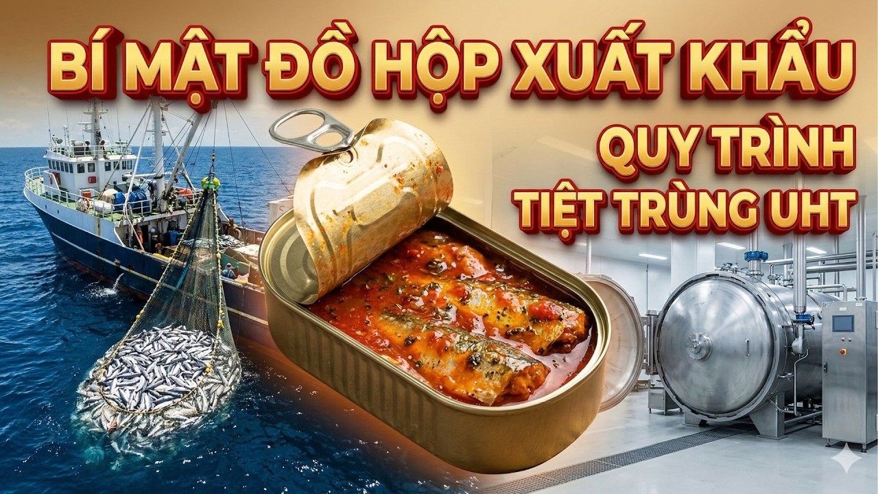 Khám phá quy trình chế biến cá mòi xuất khấu từ khâu đánh bắt đến đóng lon
