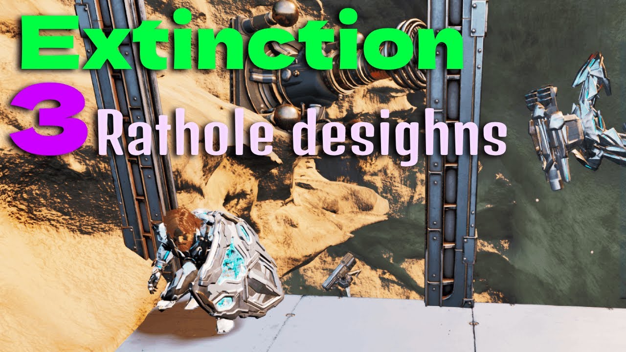 3 Extinction Rathole's base designs! | Ark ASA | PVP