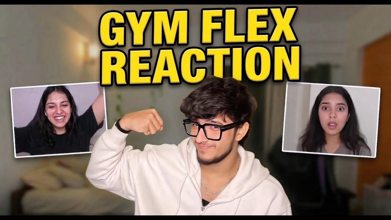🔴Girls React to My Gym Flex on Omegle 💪 😱 | UnfilteredByPratham | OmeTv #omegle #ometv