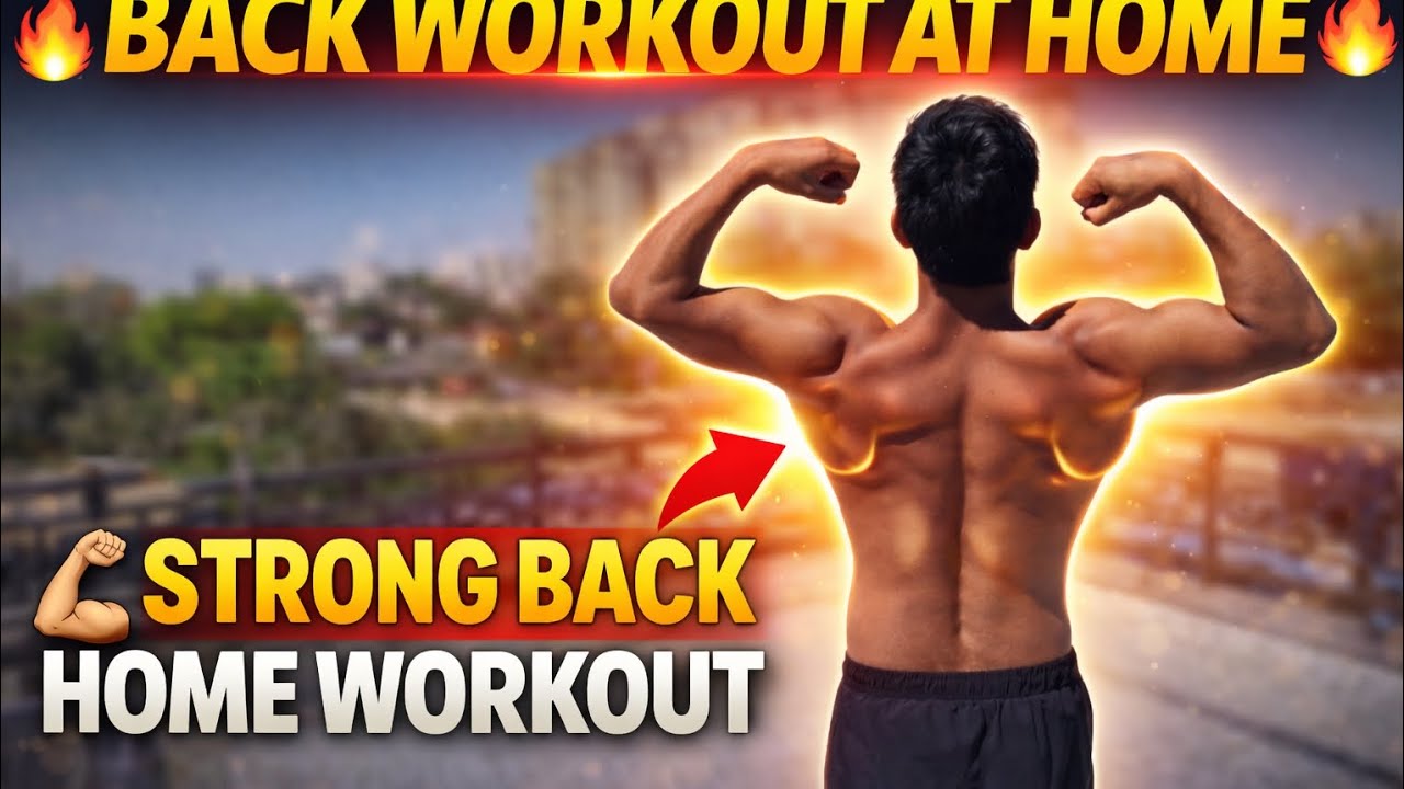 Ghar Par Back Banane Ka Asaan Tarika | Back Workout
